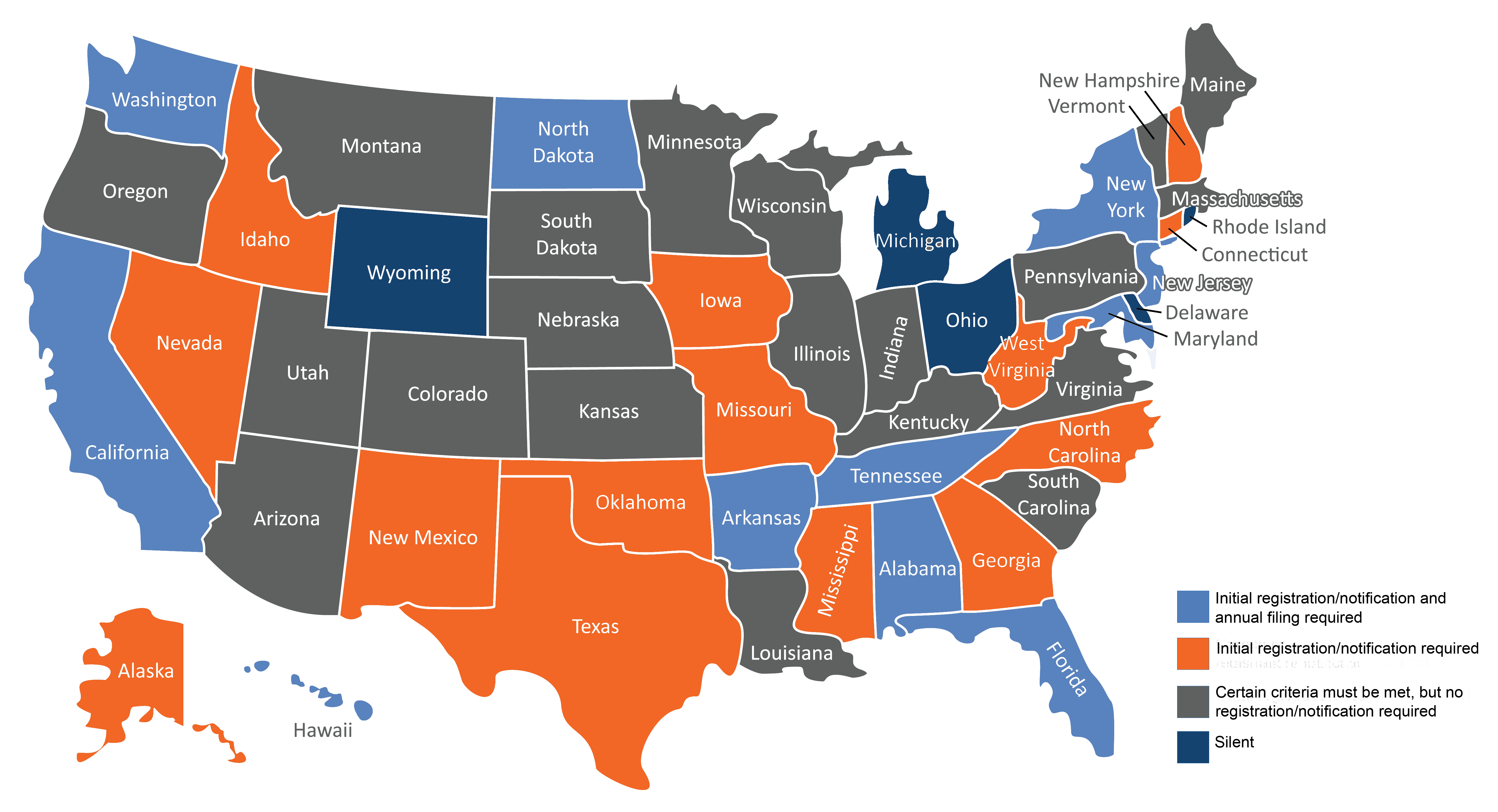 State Regulations Map